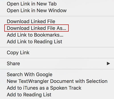 Mac Download Linked File As