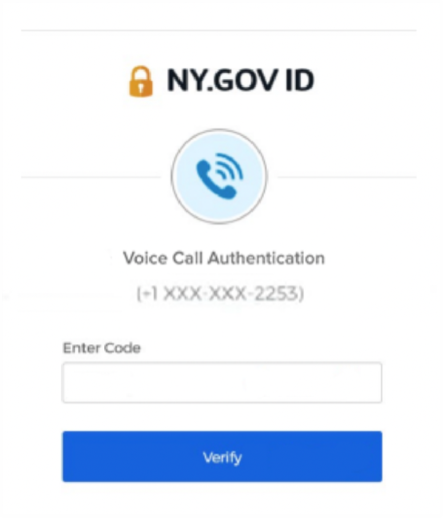 Voice call authentication verify