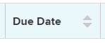 due date column