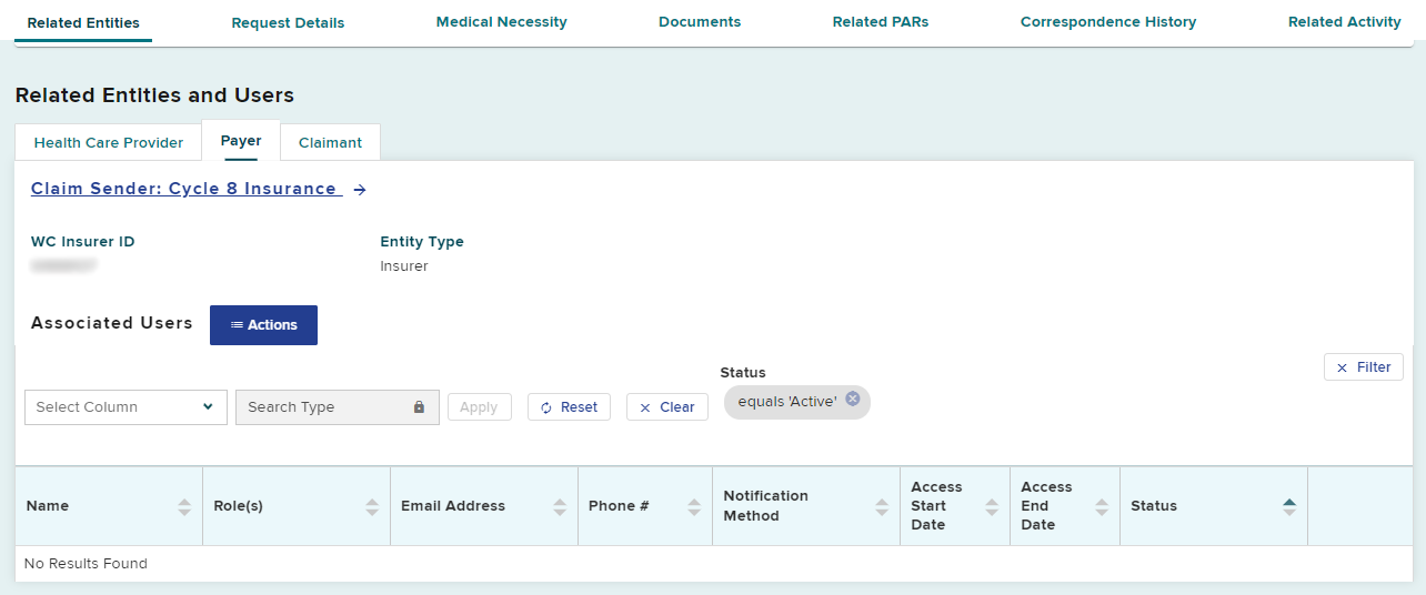 Related Payer entities